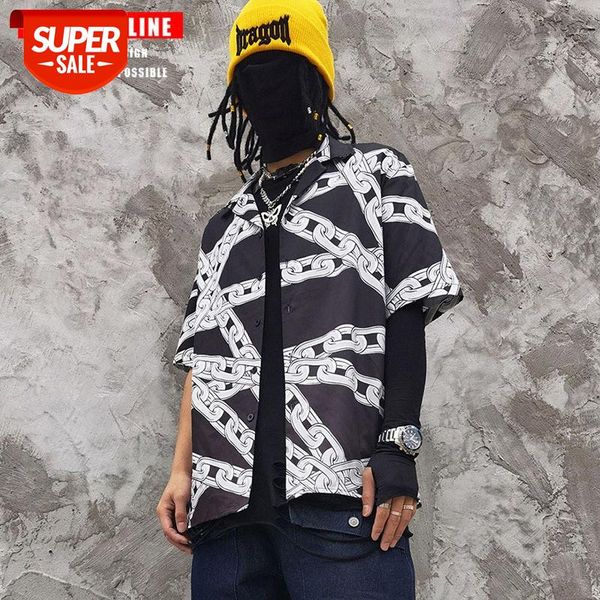 tkpa american street full print chain short sleeve shirt men and women flow retro net red personalized casual jacket #ez02, White;black
tkpa american street full print chain short sleeve shirt men and women flow retro net red personalized casual jacket #ez02, White;black