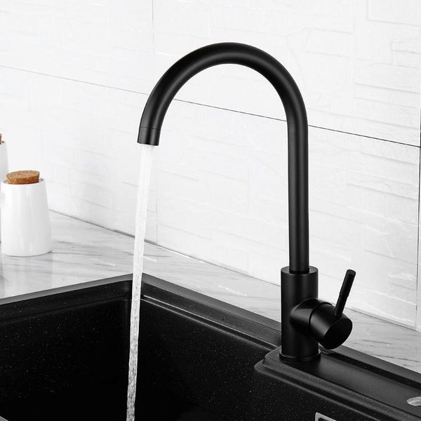 kitchen faucets black faucet 360 degree rotate spout single hole sink mixer water tap soild stainless steel high arc design
kitchen faucets black faucet 360 degree rotate spout single hole sink mixer water tap soild stainless steel high arc design