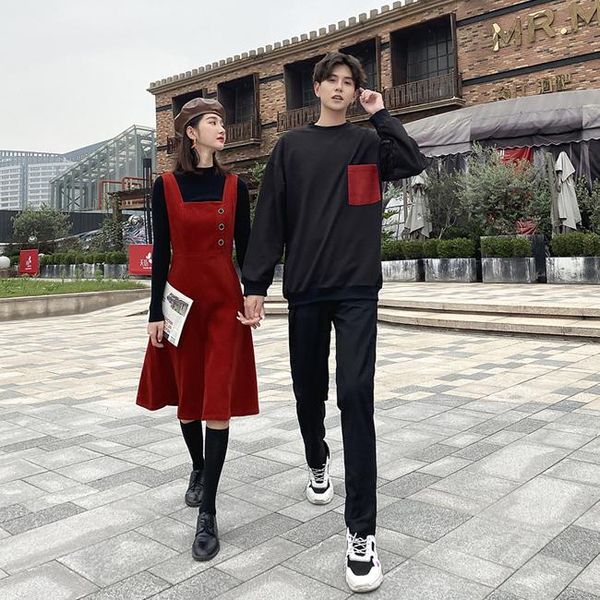 women's hoodies & sweatshirts lovers outfit pure color hoodie fashion dress + knitting couples clothes clothing, Black
women's hoodies & sweatshirts lovers outfit pure color hoodie fashion dress + knitting couples clothes clothing, Black