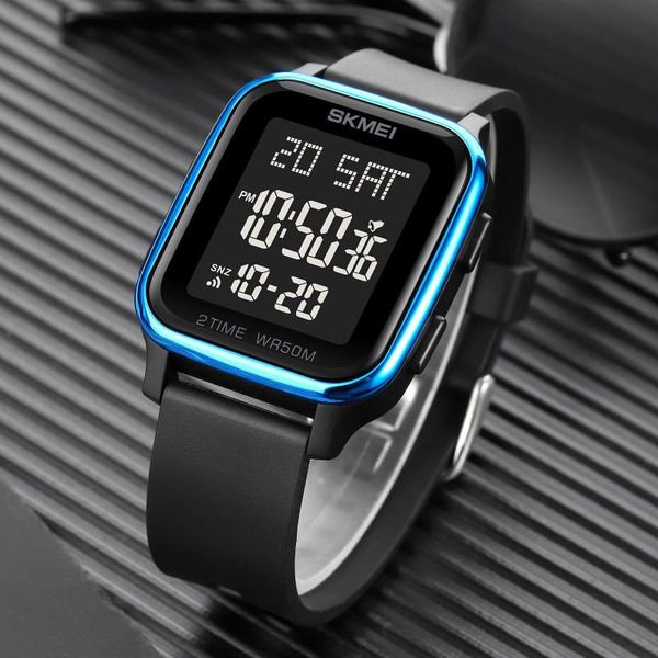 wristwatches skmei original brand led light men digital watch women sport bracelet countdown outdoor electronic reloj hombre, Slivery;brown
wristwatches skmei original brand led light men digital watch women sport bracelet countdown outdoor electronic reloj hombre, Slivery;brown