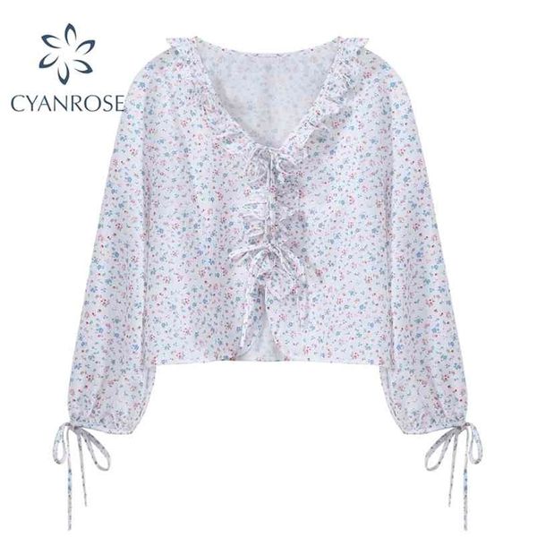 ruffle spliced lace-up blouses and shirts for women long sleeve v neck loose mori girl korean summer chiffon beach blusas 210515, White
ruffle spliced lace-up blouses and shirts for women long sleeve v neck loose mori girl korean summer chiffon beach blusas 210515, White