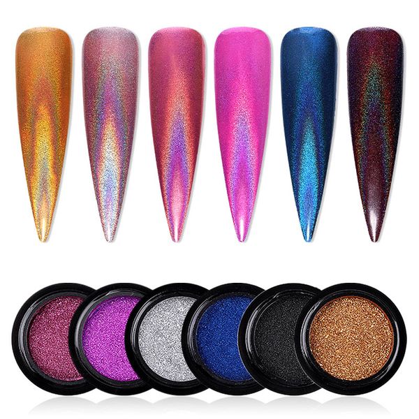 1pc rainbow laser glitter 6 colors chrome pigment powder with cotton stick rub on s design for nail art, Silver;gold
1pc rainbow laser glitter 6 colors chrome pigment powder with cotton stick rub on s design for nail art, Silver;gold