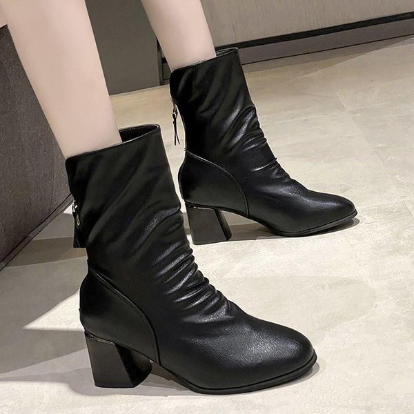 boots cootelili women warm shoes round toe zip 6.5cm heel fashion for wedges ladies basic casual size 35-40, Black
boots cootelili women warm shoes round toe zip 6.5cm heel fashion for wedges ladies basic casual size 35-40, Black
