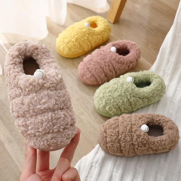 children plush slippers baby girl indoor home non-slip cute sheep plus fluff cotton shoes keep warm kids fluffy slipper, Black;grey
children plush slippers baby girl indoor home non-slip cute sheep plus fluff cotton shoes keep warm kids fluffy slipper, Black;grey