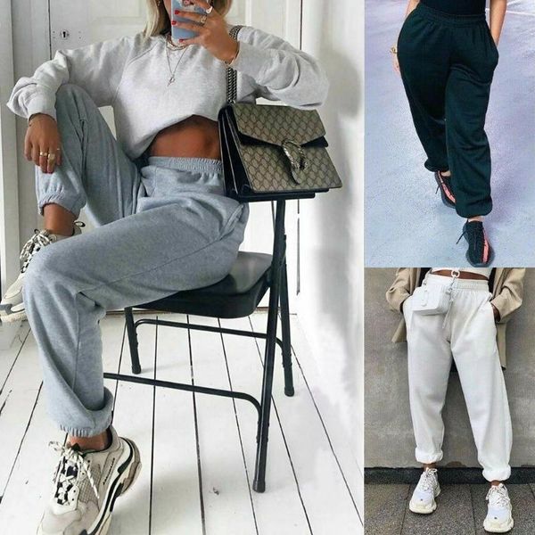 women's pants & capris gray sweatpants for women 2021 autumn baggy fashion oversize sports balck trousers female joggers streetwear, Black;white
women's pants & capris gray sweatpants for women 2021 autumn baggy fashion oversize sports balck trousers female joggers streetwear, Black;white