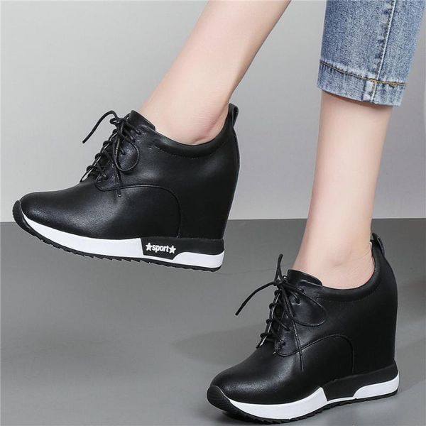 boots fashion sneakers women genuine leather wedges high heel ankle female lace up round toe platform pumps shoes casual, Black
boots fashion sneakers women genuine leather wedges high heel ankle female lace up round toe platform pumps shoes casual, Black