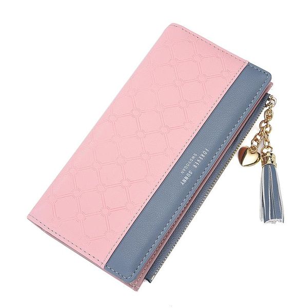 wallets pu leather wallet ladies women's purse card holders cute long money pocket tassel women handle coin 2021, Red;black
wallets pu leather wallet ladies women's purse card holders cute long money pocket tassel women handle coin 2021, Red;black