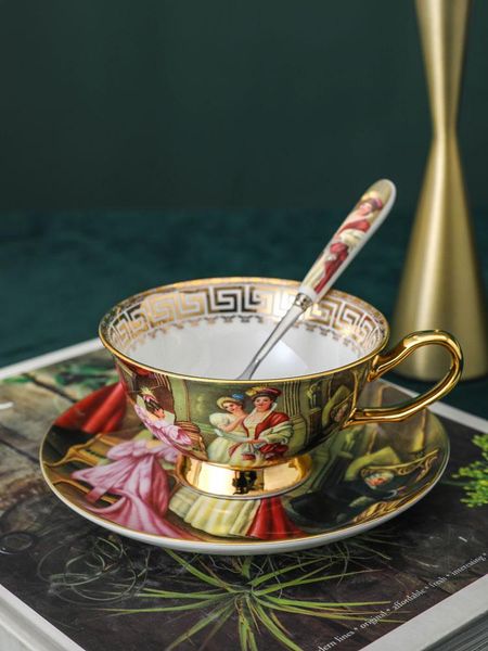 cups & saucers europe coffee saucer set retro figure painting bone china english afternoon tea party porcelain teacup home drinking gift
cups & saucers europe coffee saucer set retro figure painting bone china english afternoon tea party porcelain teacup home drinking gift