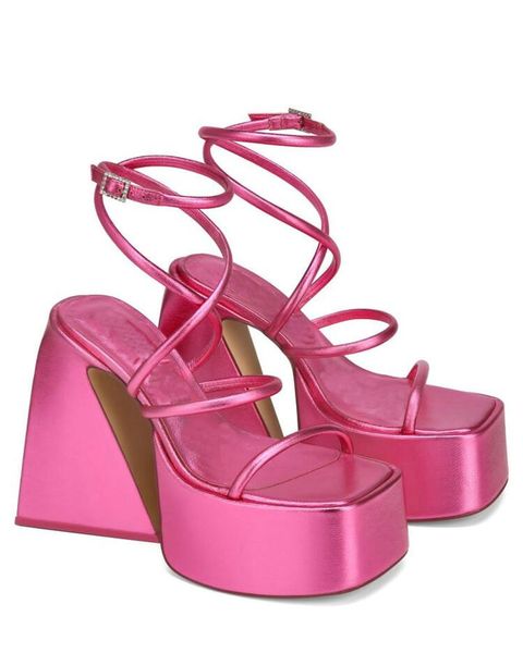 2022 women ladies genuine real leather 13.5cm high heels summer sandals 4.5cm platform wedding dress diamond shoes one-line buckle narrow ba, Black
2022 women ladies genuine real leather 13.5cm high heels summer sandals 4.5cm platform wedding dress diamond shoes one-line buckle narrow ba, Black