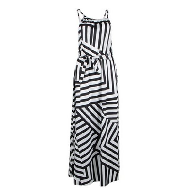 summer maxi long dress new fashion women boho striped sleeveless beach style strap sundress vestidos for female bigsweety, Black;gray
summer maxi long dress new fashion women boho striped sleeveless beach style strap sundress vestidos for female bigsweety, Black;gray