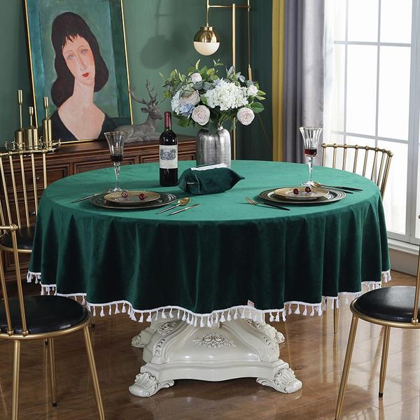 table cloth large round solid color luxury velvet tablecloth thickness nordic el household mat
table cloth large round solid color luxury velvet tablecloth thickness nordic el household mat