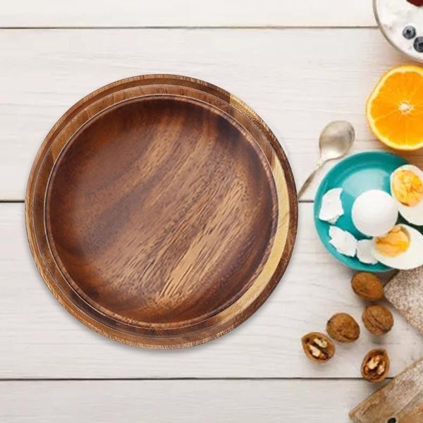 dishes & plates round wooden bread dessert serving tray cake tableware plate 37mf
dishes & plates round wooden bread dessert serving tray cake tableware plate 37mf