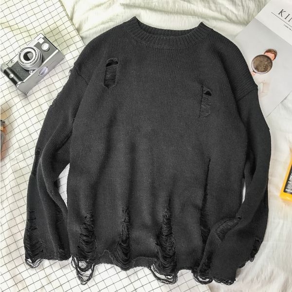 men's sweaters zazomde winter man around the neck solid color blouses casual knitter manly hip hop street harajuku sweater hole w188, White;black
men's sweaters zazomde winter man around the neck solid color blouses casual knitter manly hip hop street harajuku sweater hole w188, White;black
