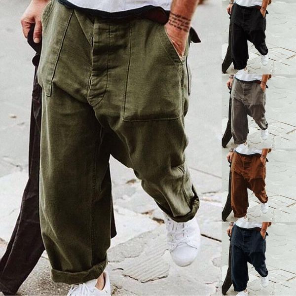 men's pants linen straight for men japan style youth slim fit thin elastic waist drawstring solid color plus size summer trouser, Black
men's pants linen straight for men japan style youth slim fit thin elastic waist drawstring solid color plus size summer trouser, Black
