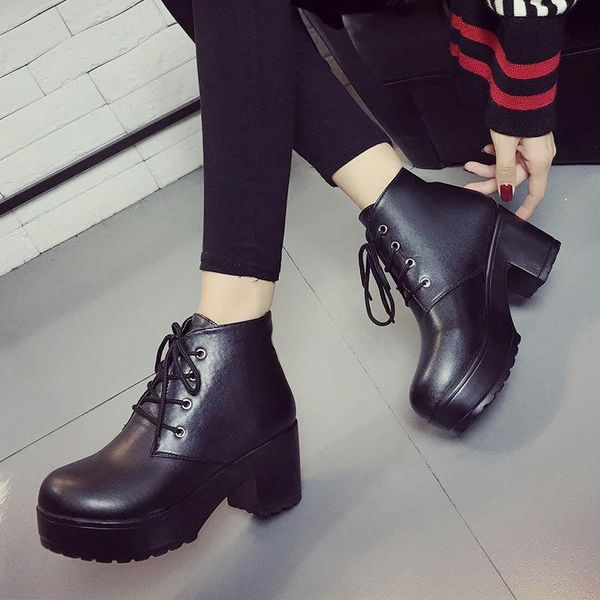 dress shoes plus size 34-43 thick heel high heels oxford for women fashion vintage british style lace up pumps woman 8, Black
dress shoes plus size 34-43 thick heel high heels oxford for women fashion vintage british style lace up pumps woman 8, Black