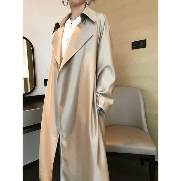 women's trench coats s-4xl2021 spring and autumn plus-size loose long style lapel simple coat sleeve, Tan;black
women's trench coats s-4xl2021 spring and autumn plus-size loose long style lapel simple coat sleeve, Tan;black