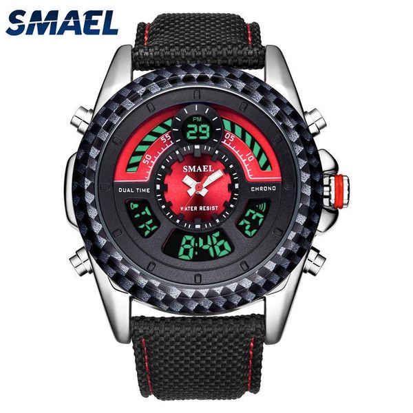 wristwatches smael mens watches waterproof dual display male digital watch men sport military wristwatch relogio masculino, Slivery;brown
wristwatches smael mens watches waterproof dual display male digital watch men sport military wristwatch relogio masculino, Slivery;brown