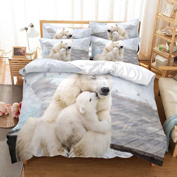 bedding sets polar bears and cubs duvet cover set 3d digital printing bed linen fashion design comforter
bedding sets polar bears and cubs duvet cover set 3d digital printing bed linen fashion design comforter