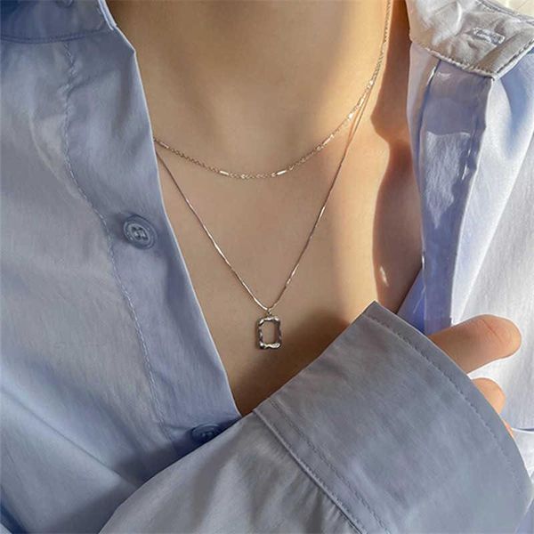 chains silver sterling square layer charm necklace for girls catchphrase clavicle chain party jewelry dz674
chains silver sterling square layer charm necklace for girls catchphrase clavicle chain party jewelry dz674
