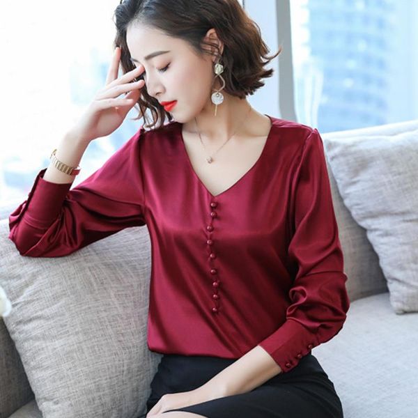 women blouses spring autumn casual loose long sleeve shirts blusas feminina office work wear plus size -4xl women's, White
women blouses spring autumn casual loose long sleeve shirts blusas feminina office work wear plus size -4xl women's, White