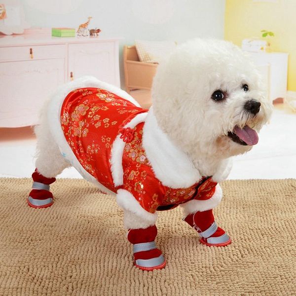 dog apparel chinese style clothes year pet coat red cheongsam silk cotton winter small medium dogs puppy costume
dog apparel chinese style clothes year pet coat red cheongsam silk cotton winter small medium dogs puppy costume
