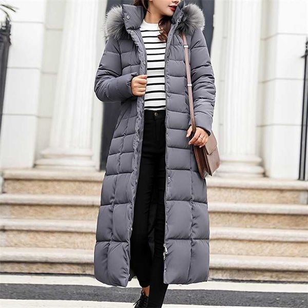 style trendy coat women winter jacket cotton padded warm maxi puffer coat ladies long coats parka femme jacket 211007, Black
style trendy coat women winter jacket cotton padded warm maxi puffer coat ladies long coats parka femme jacket 211007, Black