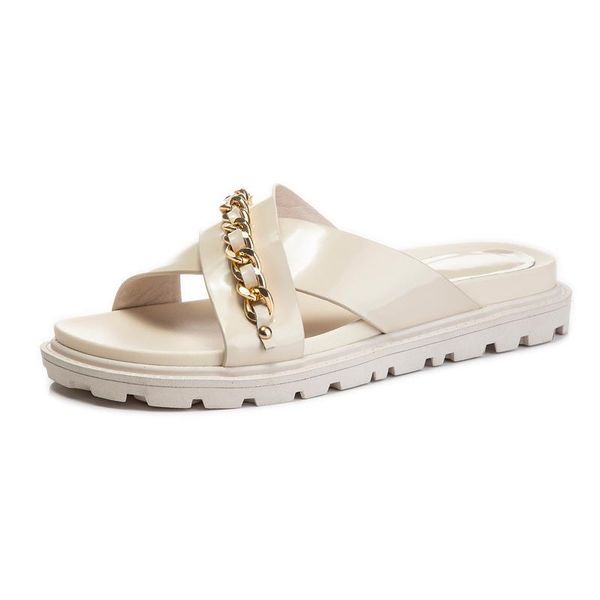 slippers mdug 2021 sandals women genuine leather summer casual fashion outer wear flat trendy women's shoes, Black
slippers mdug 2021 sandals women genuine leather summer casual fashion outer wear flat trendy women's shoes, Black