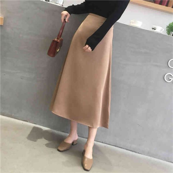 colorfaith women's spring fall elegant vintage solid multi colors high waist ankle-length a-line satin skirts sk896 210323, Black
colorfaith women's spring fall elegant vintage solid multi colors high waist ankle-length a-line satin skirts sk896 210323, Black