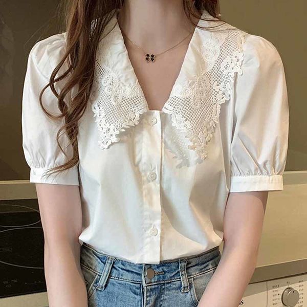 blouse women short sleeve white shirts v-neck chiffon shirt s blusas mud307 210426
blouse women short sleeve white shirts v-neck chiffon shirt s blusas mud307 210426
