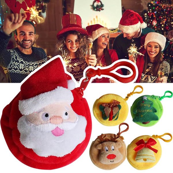 christmas decorations 1pc coin purse santa claus plush storage clutch elk candy bag children key case gift
christmas decorations 1pc coin purse santa claus plush storage clutch elk candy bag children key case gift