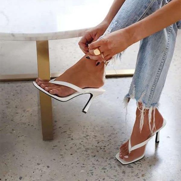 women flip flop summer women's square toe high heel 2021 woman leather pumps ladies outdoor slipper female slide shoes plus size slippe, Black
women flip flop summer women's square toe high heel 2021 woman leather pumps ladies outdoor slipper female slide shoes plus size slippe, Black