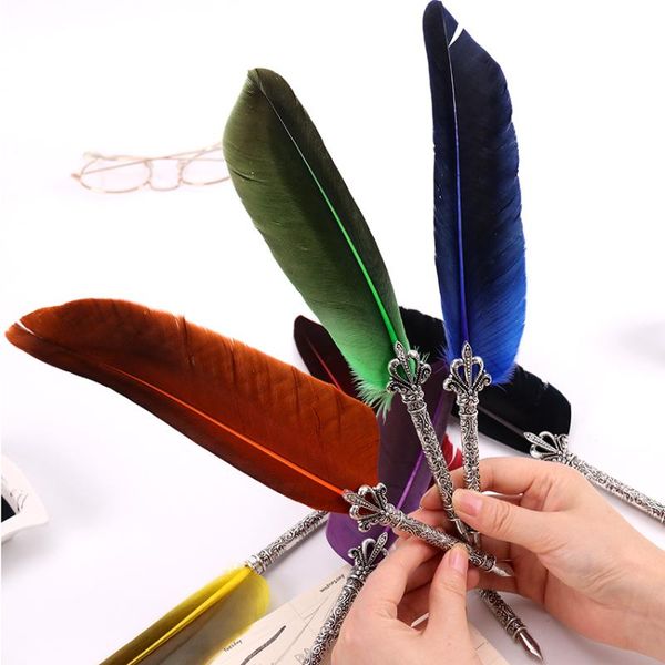 fountain pens 1 set antique quill feather dip pen artist writing stationery gift with 5 nib wedding mother day
fountain pens 1 set antique quill feather dip pen artist writing stationery gift with 5 nib wedding mother day