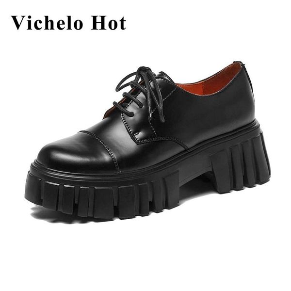 vichelo british school genuine leather round toe high heel brand shoes cross-tied beauty lady fashion solid women pumps l1f1 dress, Black
vichelo british school genuine leather round toe high heel brand shoes cross-tied beauty lady fashion solid women pumps l1f1 dress, Black