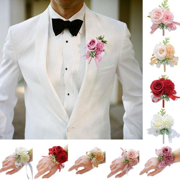 pins, brooches 1pcs groom rose boutonniere corsage wrist flower silk bridesmaid beautiful gifts party wedding jewelry, Gray
pins, brooches 1pcs groom rose boutonniere corsage wrist flower silk bridesmaid beautiful gifts party wedding jewelry, Gray