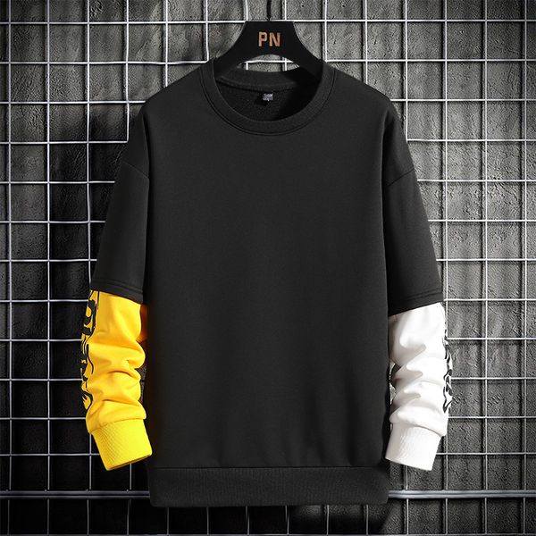 hoodies guochao men's sweater 2021 spring and autumn collarless trend loose bottomed shirt long sleeve, Black
hoodies guochao men's sweater 2021 spring and autumn collarless trend loose bottomed shirt long sleeve, Black