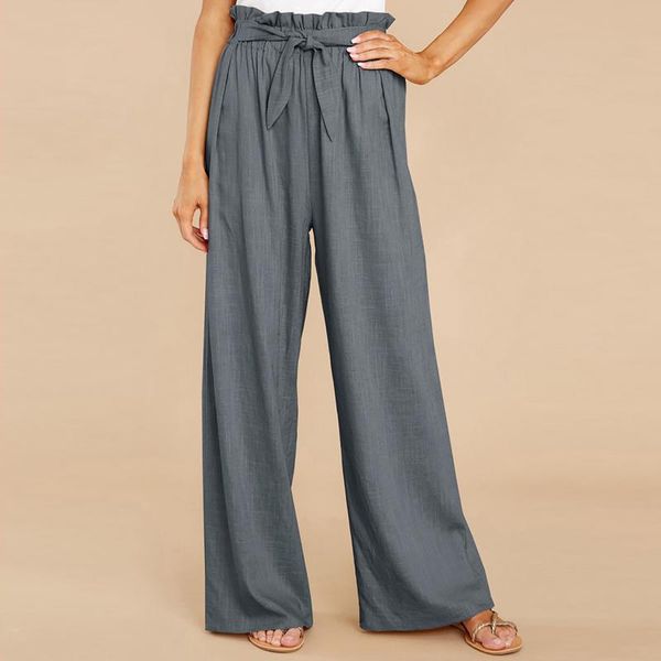 women's jeans women casual pants spring autumn arrival wide leg solid cotton linen drawstring all-match loose trouser, Blue
women's jeans women casual pants spring autumn arrival wide leg solid cotton linen drawstring all-match loose trouser, Blue