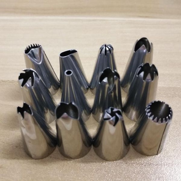 baking & pastry tools 14pcs/set cake decorating icing piping nozzles stainless steel tips set fondant accessories confeitaria
baking & pastry tools 14pcs/set cake decorating icing piping nozzles stainless steel tips set fondant accessories confeitaria