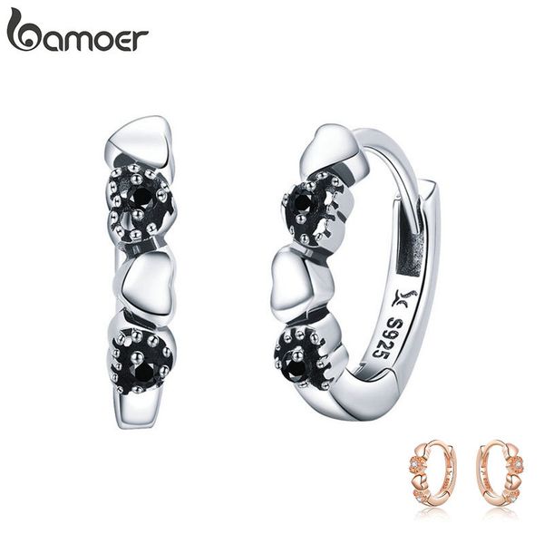 bamoer 925 to heart hoop earrings for women sterling silver jewelry valentine's day gift sce445, Golden
bamoer 925 to heart hoop earrings for women sterling silver jewelry valentine's day gift sce445, Golden