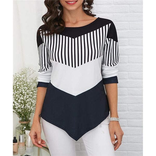 cross-border new hit color round neck pullover casual long-sleeved t-shirt women, White
cross-border new hit color round neck pullover casual long-sleeved t-shirt women, White