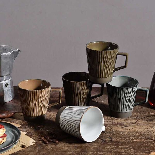 mugs japanese striped ceramic coffee cup simple home office afternoon tea set modern retro stoare mug
mugs japanese striped ceramic coffee cup simple home office afternoon tea set modern retro stoare mug