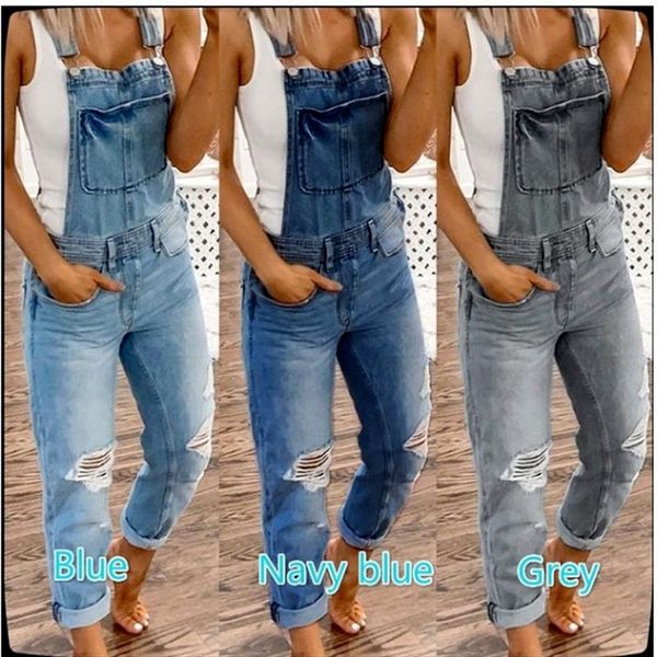 women's jeans streetwear pants women explosion suspender waisted wide leg denim ripped straight bib, Blue
women's jeans streetwear pants women explosion suspender waisted wide leg denim ripped straight bib, Blue