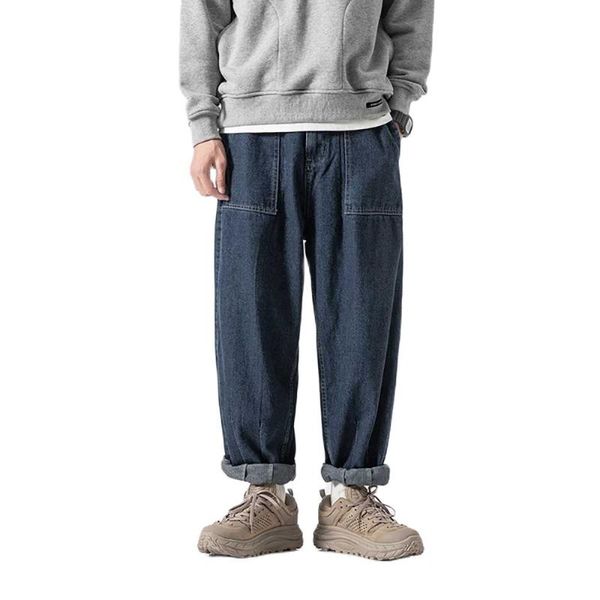 fashion loose baggy jeans men casual denim pants straight trousers streetwear hiphop harem male clothing men's, Blue
fashion loose baggy jeans men casual denim pants straight trousers streetwear hiphop harem male clothing men's, Blue