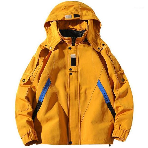 men's jackets nice casual jacket men street fashion hip hop hat detachable hooded bomber jaqueta masculino male windbreaker coats, Black;brown
men's jackets nice casual jacket men street fashion hip hop hat detachable hooded bomber jaqueta masculino male windbreaker coats, Black;brown