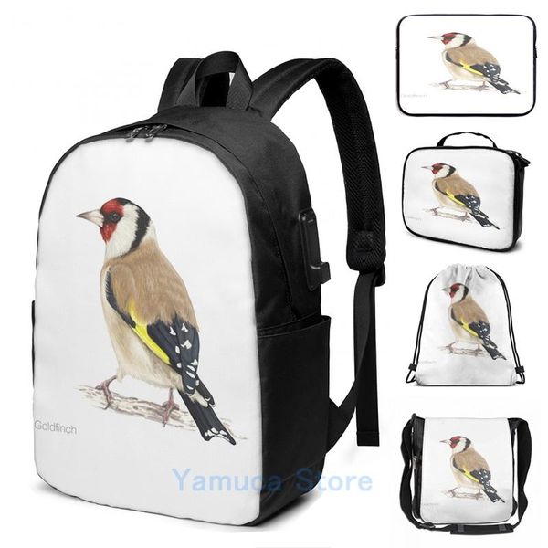 backpack funny graphic print detailed goldfinch bird illustration usb charge men school bags women bag travel laptop
backpack funny graphic print detailed goldfinch bird illustration usb charge men school bags women bag travel laptop