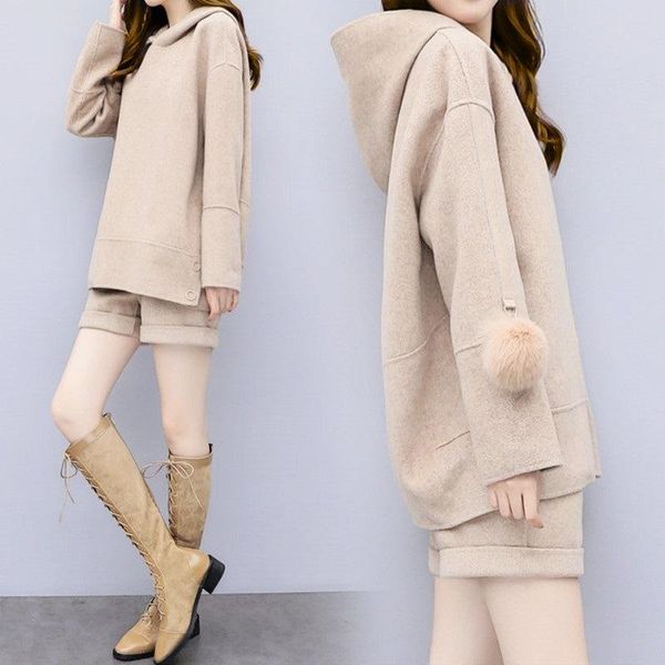 women's tracksuits plus size 200 catties sweater wool shorts fat sister suit loose casual slim fashion two-piece, Gray
women's tracksuits plus size 200 catties sweater wool shorts fat sister suit loose casual slim fashion two-piece, Gray