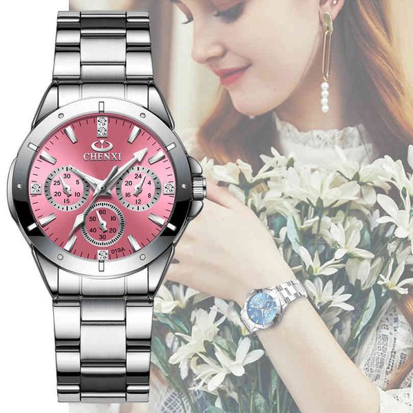 chenxi 019a women fashion watches women's quartz wristwatches ladies luxury rhinestone dial clock waterproof reloj mujer, Slivery;brown
chenxi 019a women fashion watches women's quartz wristwatches ladies luxury rhinestone dial clock waterproof reloj mujer, Slivery;brown