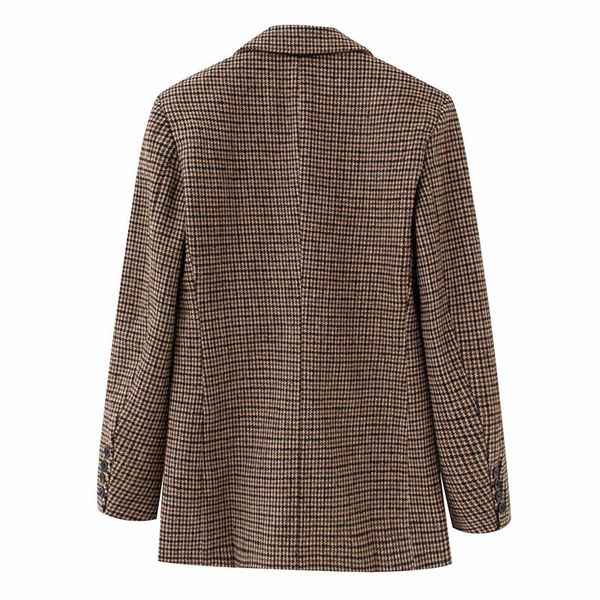 jackets double breasted lapel long sleeve retro houndstooth casual chic female jacket harajuku fashion and western style women's coat 1, Black;brown
jackets double breasted lapel long sleeve retro houndstooth casual chic female jacket harajuku fashion and western style women's coat 1, Black;brown