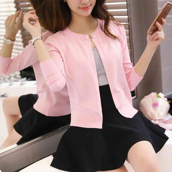 spring ladies pearl button cardigan sweater slim korean cape coat f1597, White;black
spring ladies pearl button cardigan sweater slim korean cape coat f1597, White;black