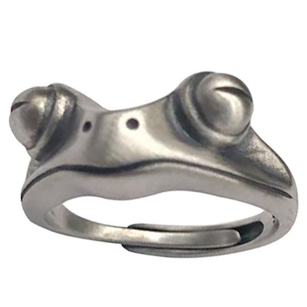 sterling silver frog open rings for women men vintage punk animal figure ring thai fashion party jewelry cluster, Golden;silver
sterling silver frog open rings for women men vintage punk animal figure ring thai fashion party jewelry cluster, Golden;silver