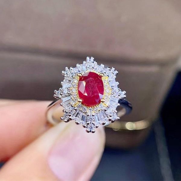natural real ruby luxury ring per jewelry 925 sterling silver 5*7mm 1ct gemstone fine for women j211231 cluster rings, Golden;silver
natural real ruby luxury ring per jewelry 925 sterling silver 5*7mm 1ct gemstone fine for women j211231 cluster rings, Golden;silver